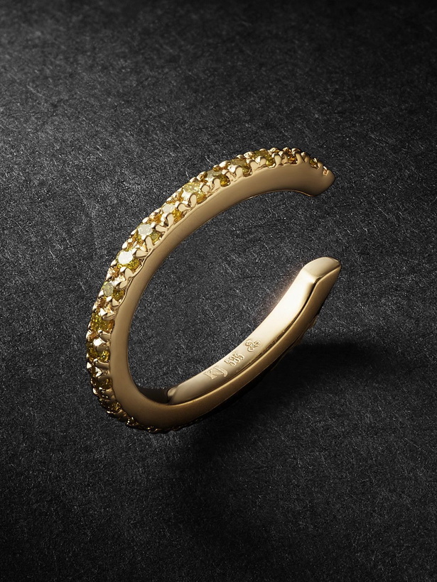 Photo: KOLOURS JEWELRY - Spectra Gold Diamond Ear Cuff