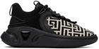 Balmain Black Knit B-Runner Sneakers