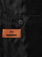 Missoni - Silm-Fit Chevron-Jacquard Cotton Suit Jacket - Black