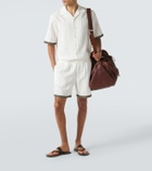Commas Crochet-trimmed shorts
