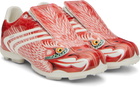 Y-3 Red F50 Beast Sneakers