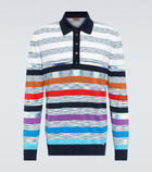 Missoni Striped cotton polo top