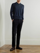 Barena - Pevaron Merino Wool Polo Shirt - Blue