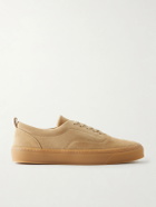 Mr P. - Classic Plimsoll Suede Sneakers - Brown