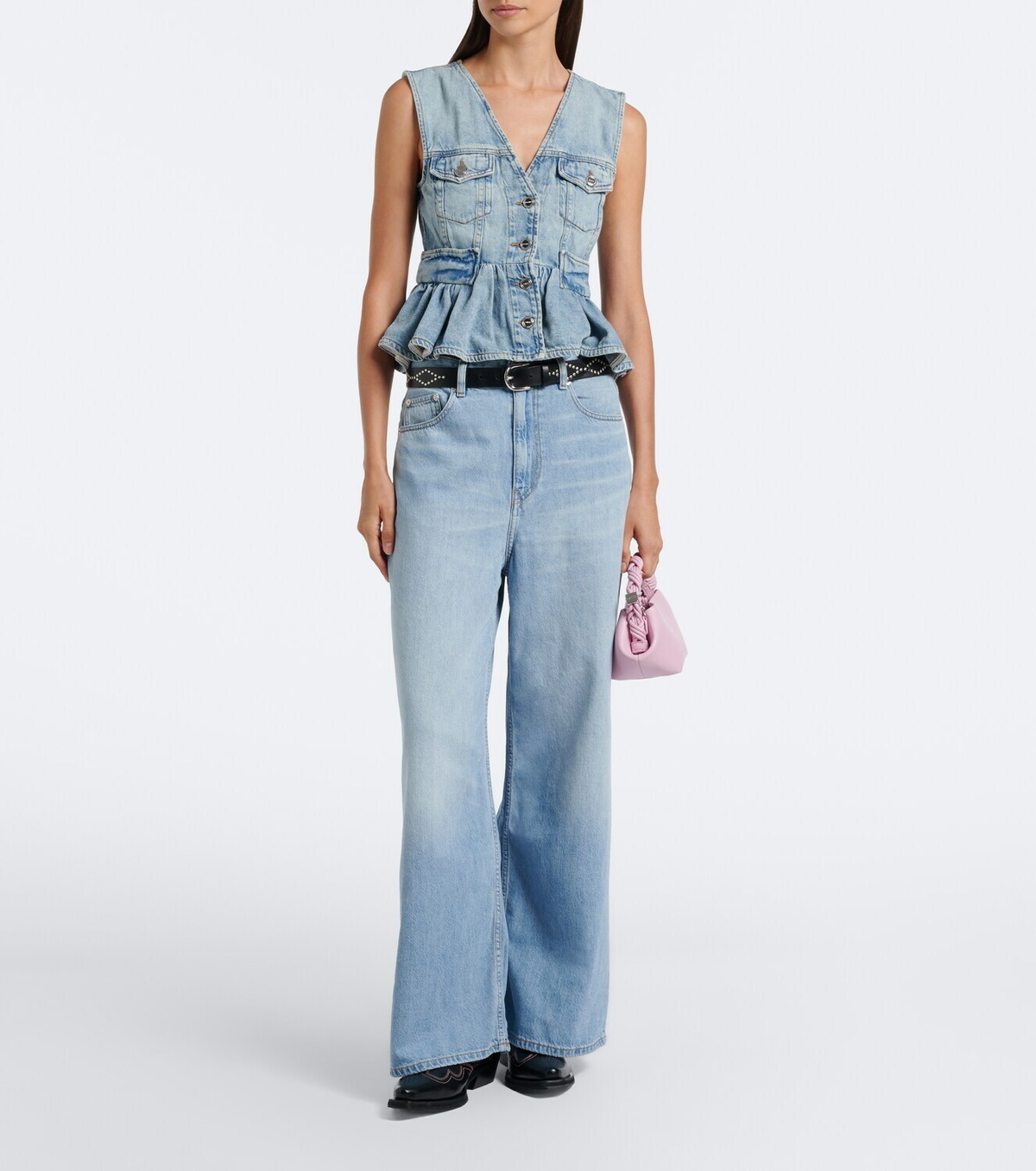 Ganni Marri wide-leg jeans
