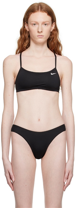 Photo: Nike Black Essential Racer Back Bikini Top