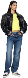 Sky High Farm Workwear Black 'Sky High Entertainment' Leather Jacket