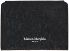 Maison Margiela Black Embossed Card Holder