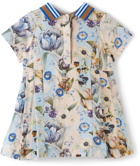 Burberry Baby Multicolor Floral Wallpaper Dress