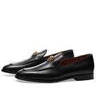 Versace Men's Medusa Head Loafer in Black/Gold