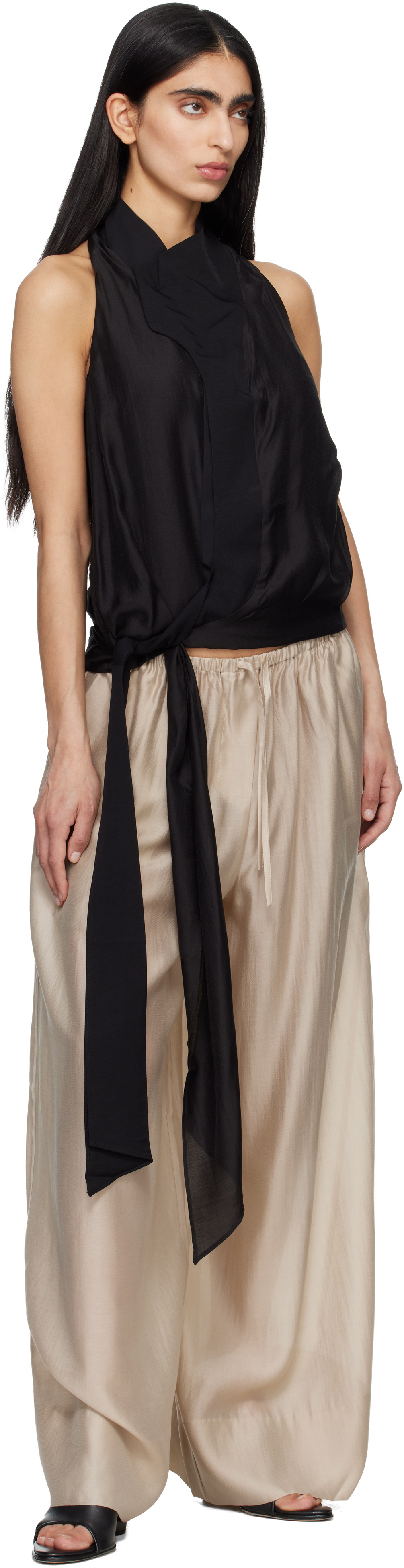 Entire Studios Black Fluid Top