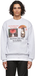 Online Ceramics Grey Mushroom House of Death Sweatshirt