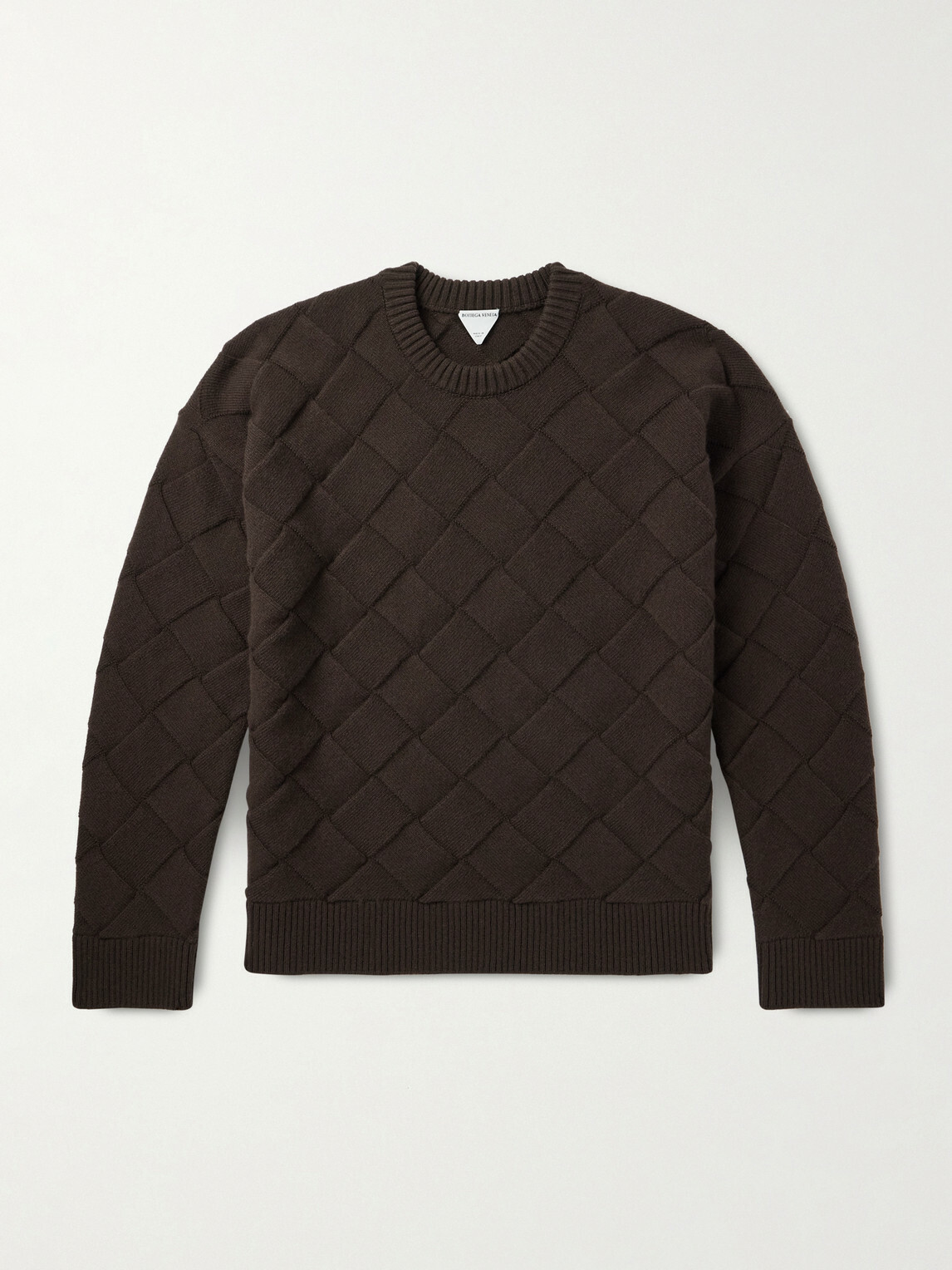 Bottega Veneta - Intrecciato Wool-Blend Sweater - Brown Bottega Veneta