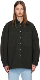 Nanushka Black Beaux Denim Jacket