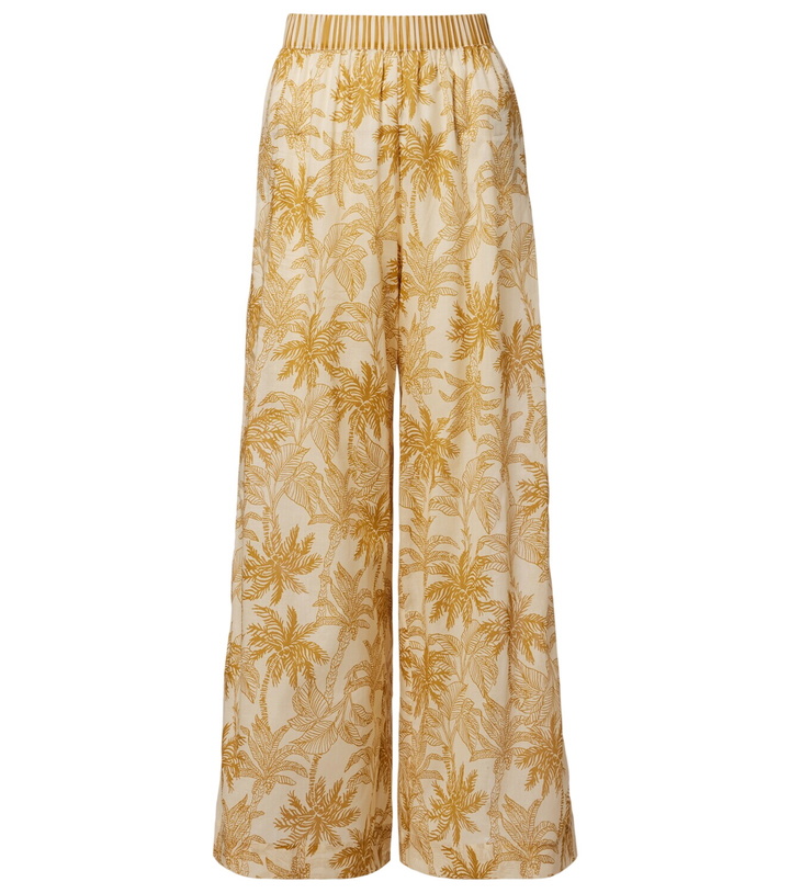 Photo: Eres Itinerant printed cotton wide-leg pants
