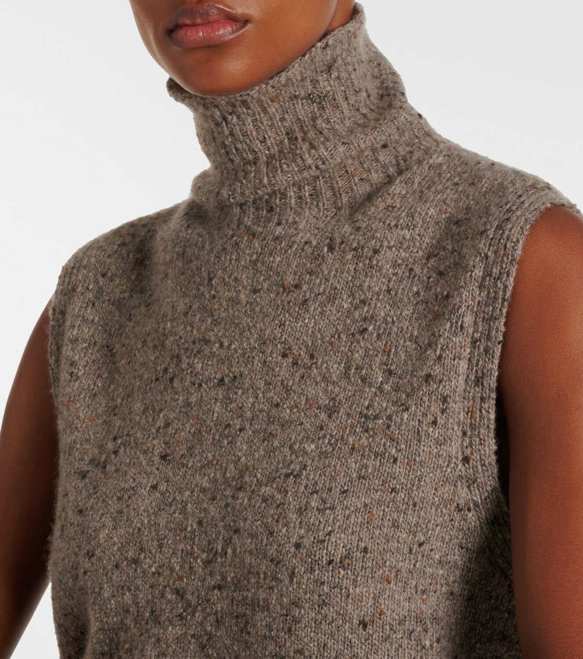 The Row Merilas cashmere turtleneck top
