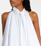 Givenchy Pleated cotton poplin minidress
