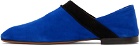 Wales Bonner Blue Flat Loafers