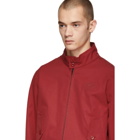 Burberry Red Dalham Jacket