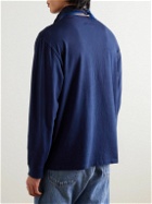 Blue Blue Japan - Patchwork Indigo-Dyed Cotton-Jersey T-Shirt - Blue