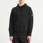 Stone Island Men's Garment Dyed Hoodie in Black