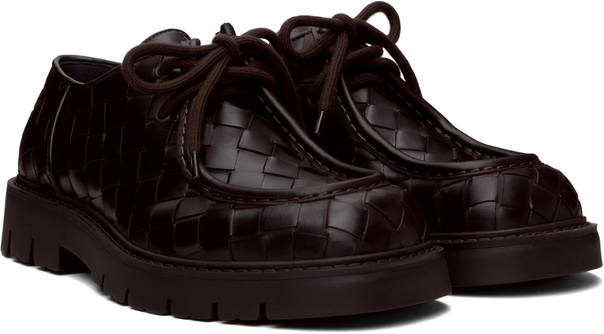 Bottega Veneta Brown Haddock Derbys