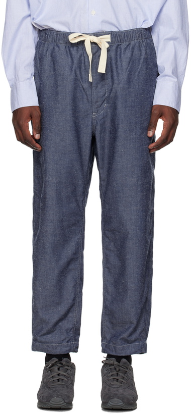 Photo: Nanamica Indigo Easy Trousers