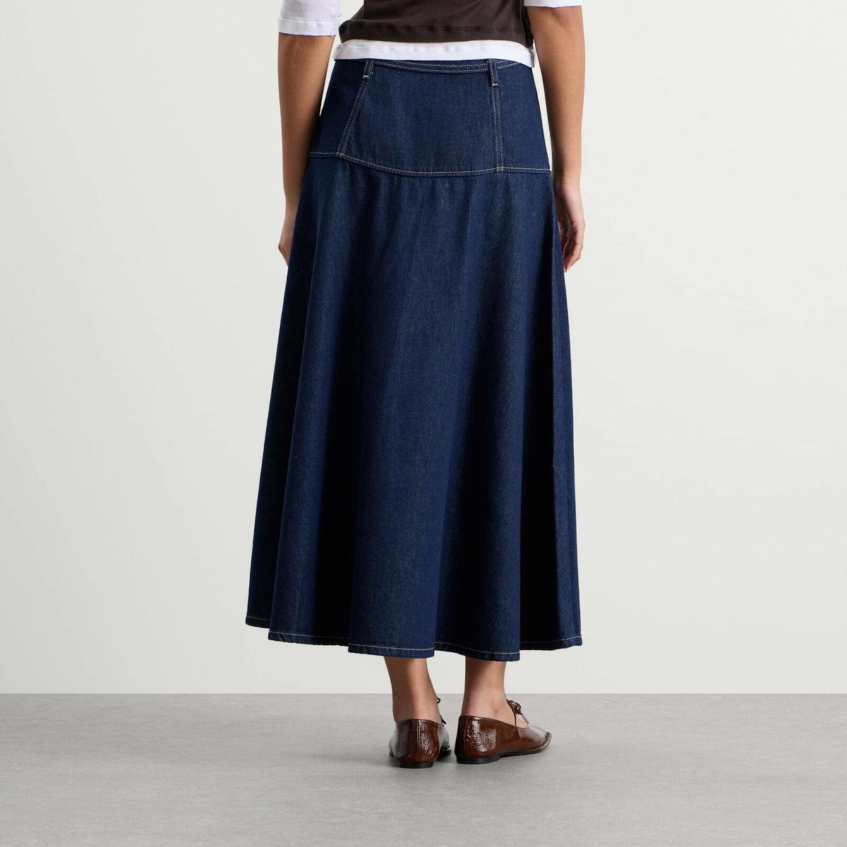 Samsøe Samsøe Women's Satilly Skirt in Soft Denim