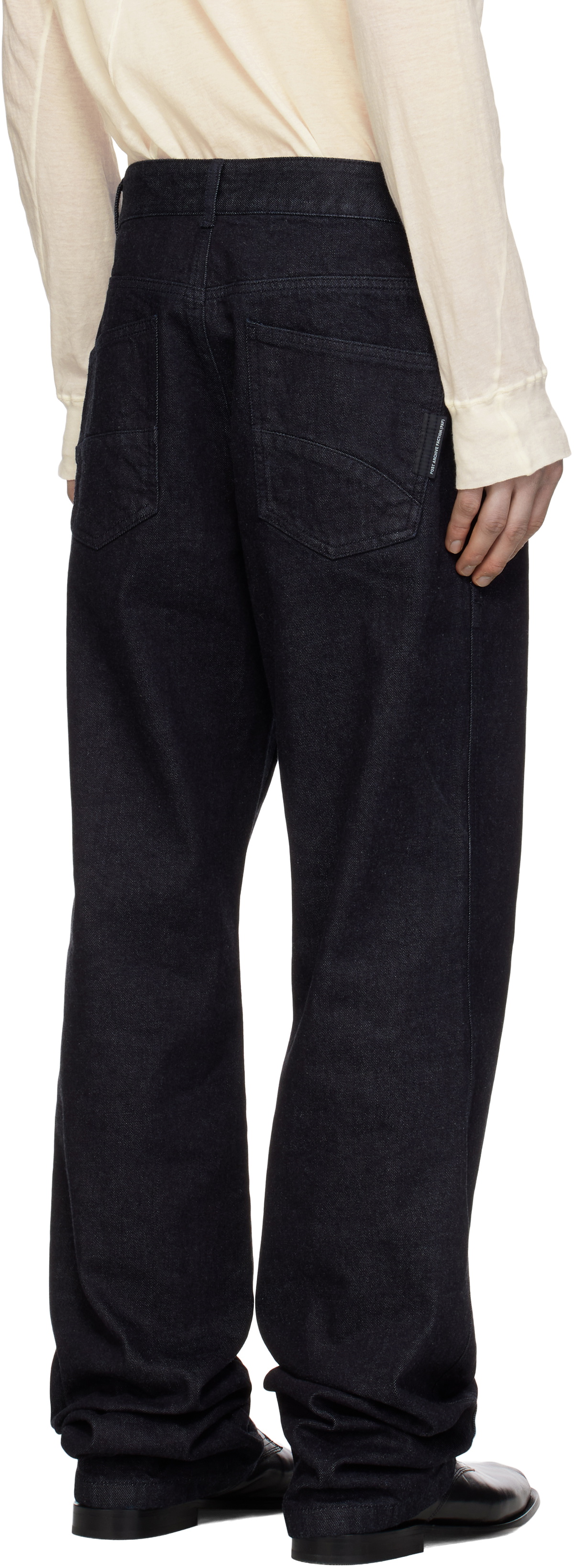 POST ARCHIVE FACTION (PAF) Navy 8.0 Right Jeans