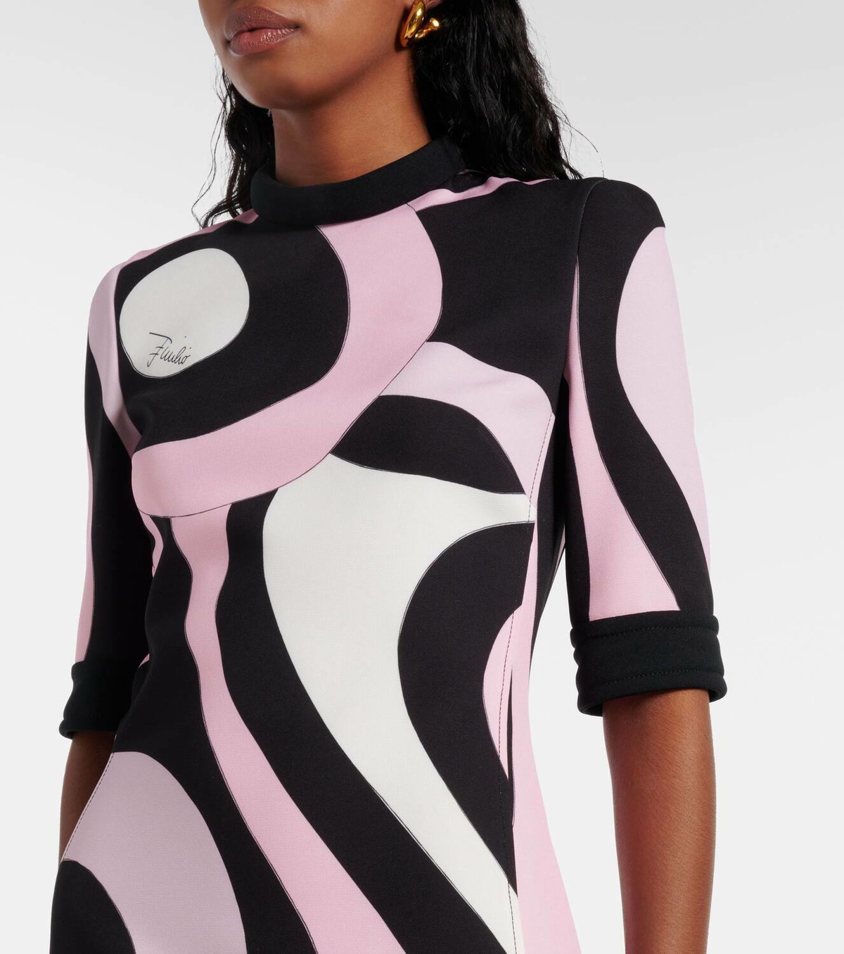 long sleeve off the shoulder ribbed dress Perfect Curves Ribbed Knit Off-The-Shoulder Midi Dress