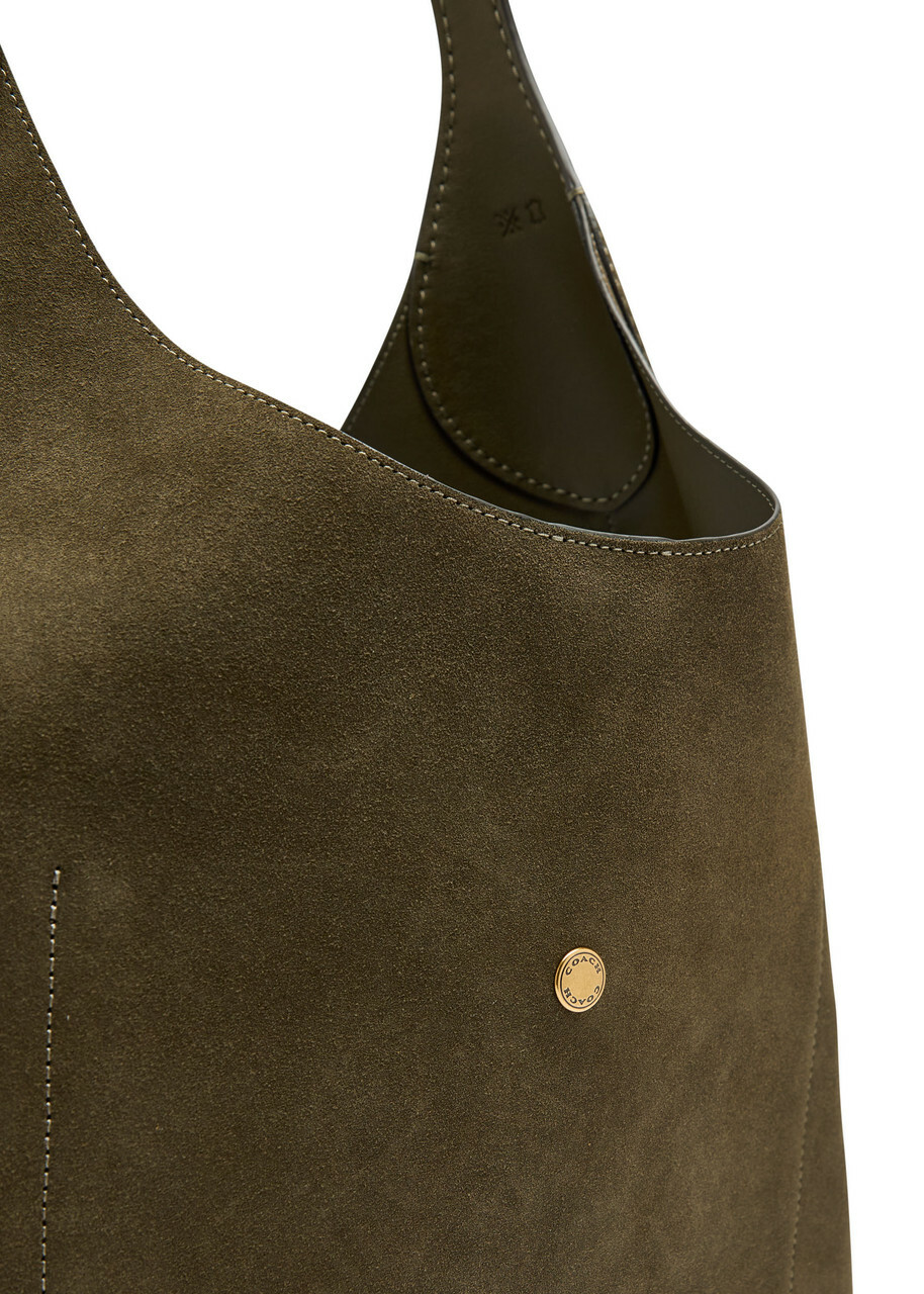 Coach Brooklyn 39 Suede Shoulder bag - Olive - One Size