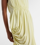 Stella McCartney Crêpe jersey bustier dress