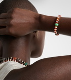 Ileana Makri 18kt gold beaded bracelet with gemstones