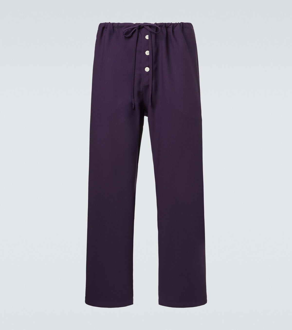 Bode Astor wool wide-leg pants