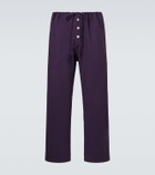 Bode Astor wool wide-leg pants