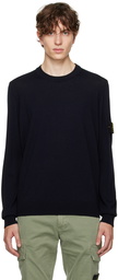 Stone Island Navy Crewneck Sweater