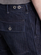 RRL - Herringbone Straight-Leg Jeans - Blue