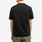 C.P. Company Men's 30/2 Mercerized Jersey Twisted Pocket T-Shirt in Black