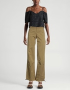 Yuzefi Womens Pants Khaki