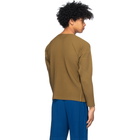 Homme Plisse Issey Miyake Brown Pleated Long Sleeve Shirt