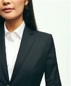 Brooks Brothers Women's Wool Two-Button Blazer | Navy