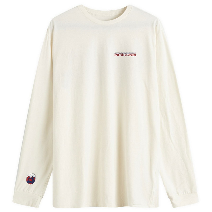 Photo: Patagonia Men's Long Sleeve Chill Responsibili-T-Shirt in Birch White