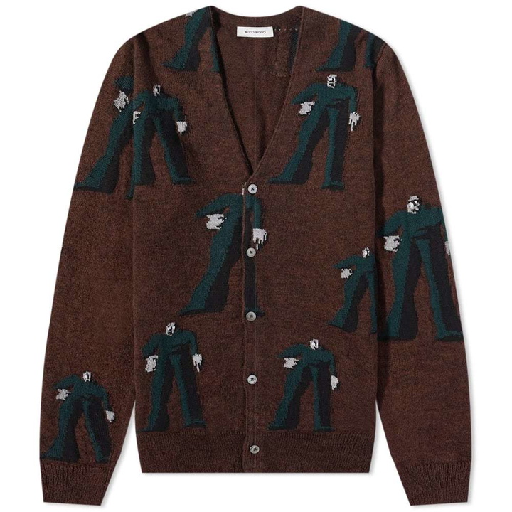 Photo: Wood Wood x Jack Marshall Kalle Jacquard Cardigan