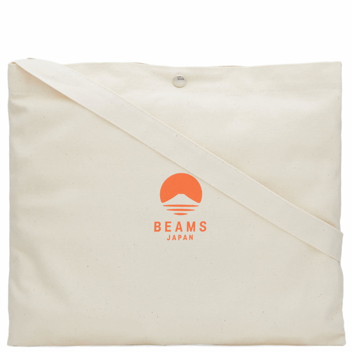 Photo: BEAMS JAPAN Shoulder Bag in Natural/Orange 