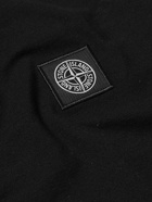 Stone Island - Slim-Fit Logo-Appliquéd Stretch-Cotton Piqué Polo Shirt - Black