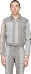 Eckhaus Latta Grey & Pink Blunt Jacket