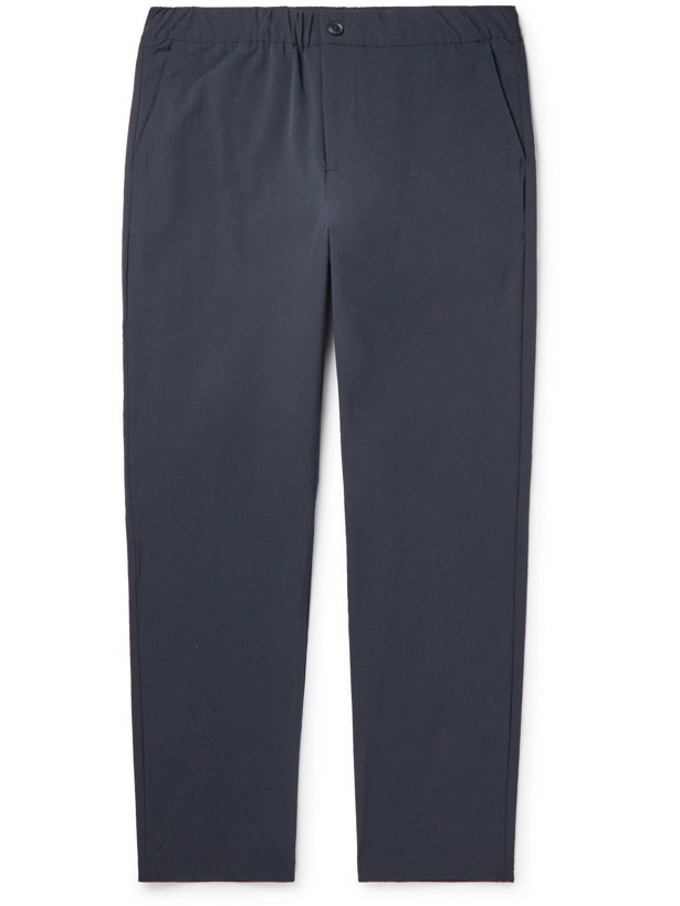 Photo: NN07 - Quentin Tapered Recycled Stretch-Shell Trousers - Blue