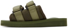 Suicoke Khaki MOTO-Cab Sandals