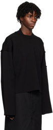Rick Owens Black Tommy Lupetto Sweater