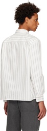 MHL by Margaret Howell White Stripe Shirt